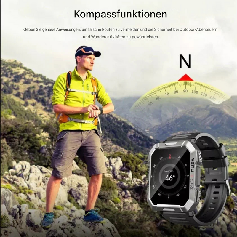 Robuste Smartwatch für Abenteurer - TrailMate