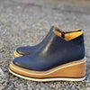 Trendige Damen Stiefeletten mit Reißverschluss und Plateau - Alessia