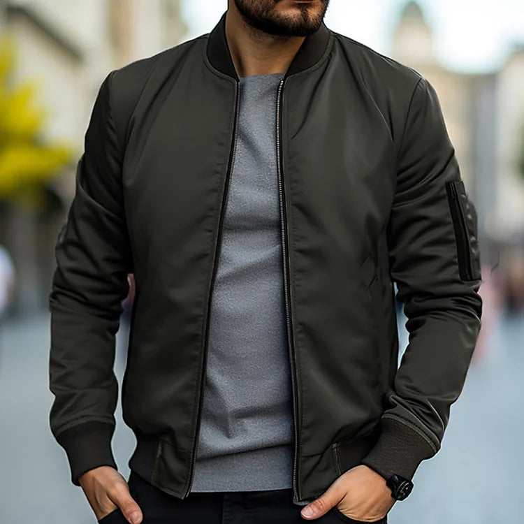 Herren Bomberjacke mit Armtasche – Jaron Herbstedition