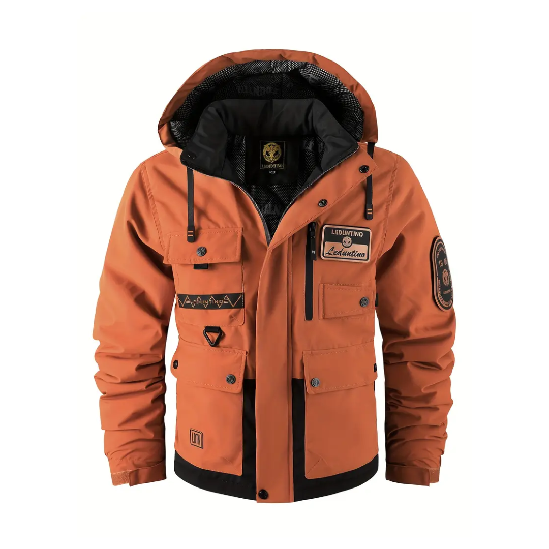 Herren Outdoorjacke gewattet mit abnehmbarer Kapuze – Henrik
