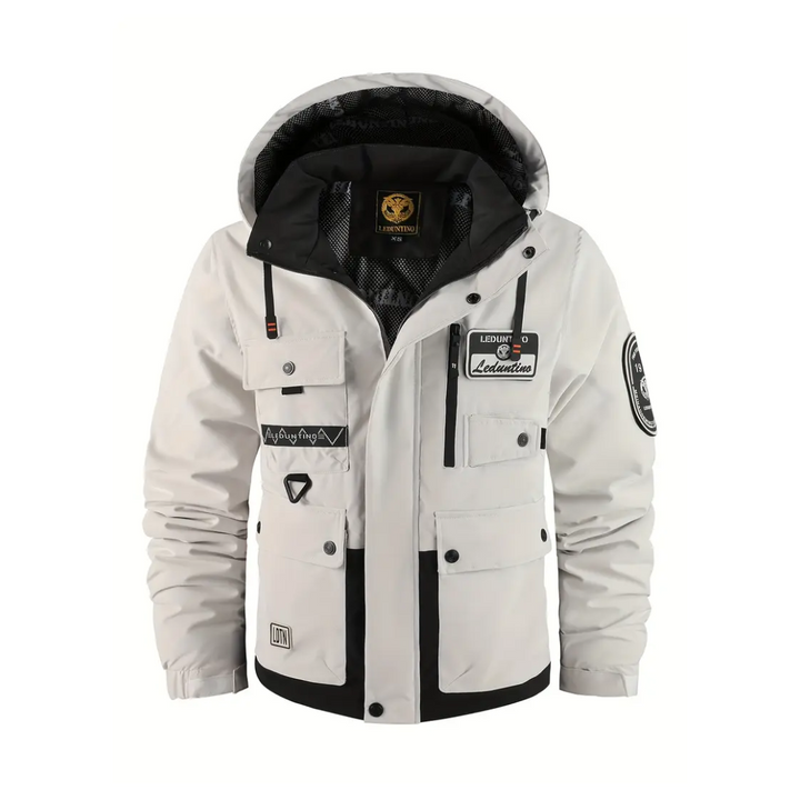 Herren Outdoorjacke gewattet mit abnehmbarer Kapuze – Henrik