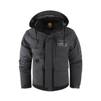 Herren Outdoorjacke gewattet mit abnehmbarer Kapuze – Henrik