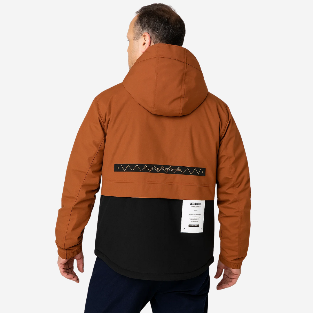 Herren Outdoorjacke gewattet mit abnehmbarer Kapuze – Henrik