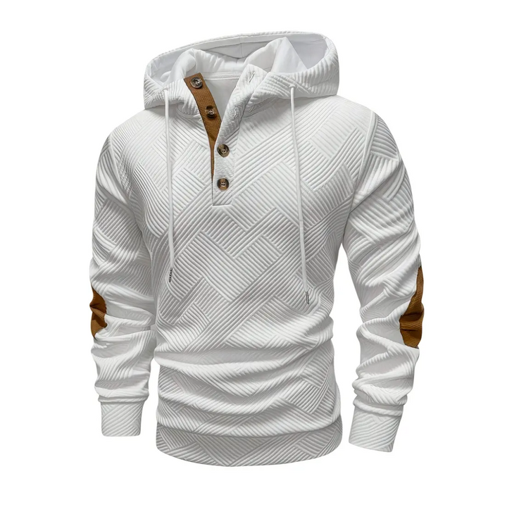 Herren Outdoor Hoodie mit Comfort-Stretch & Knopfleiste – Mads