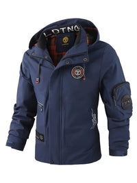 Leichte Herren Outdoorjacke wind- & wasserdicht mit Kapuze – Torben