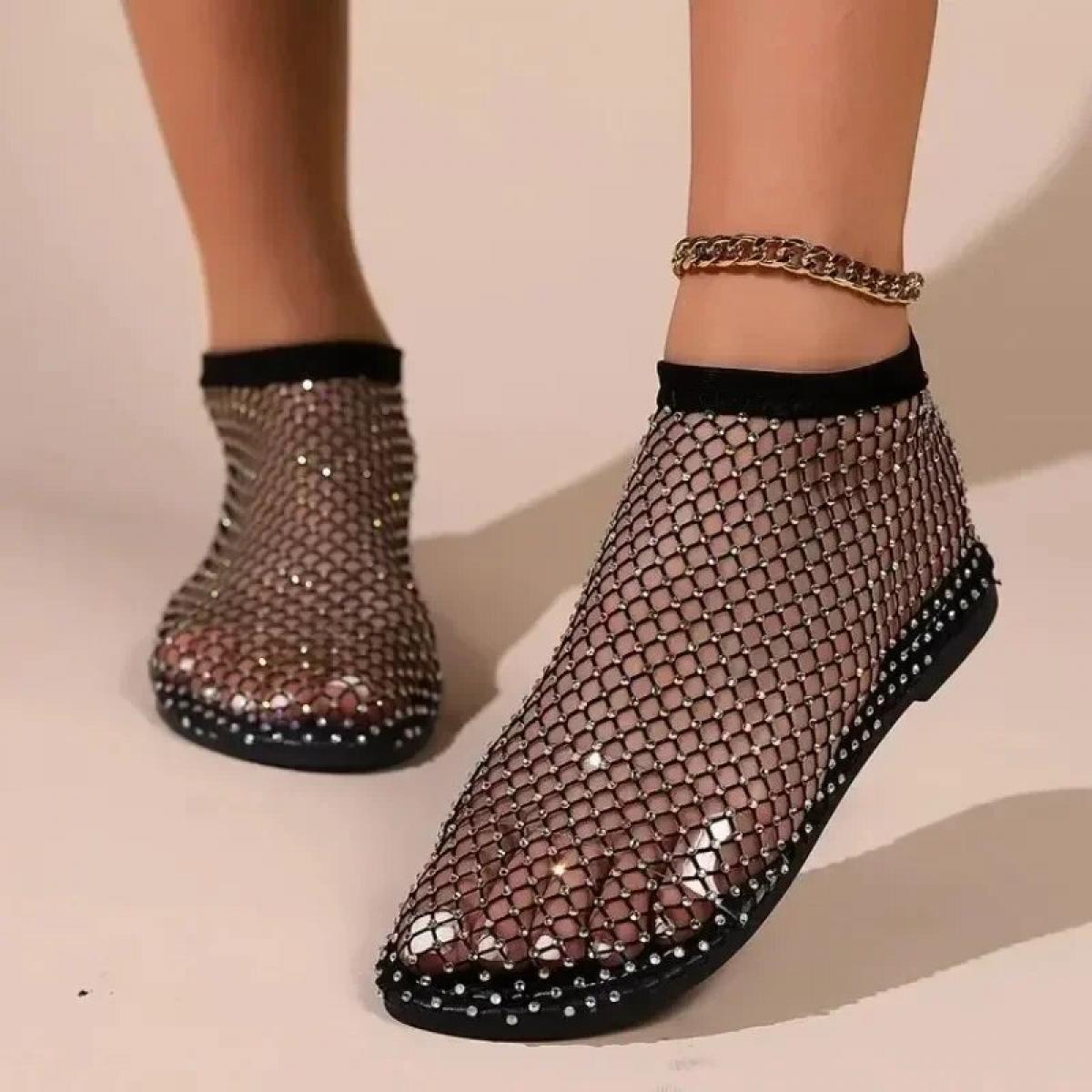 Bequem & Glänzend Damen-Ballerinas mit rutschfester Sohle – Lyra