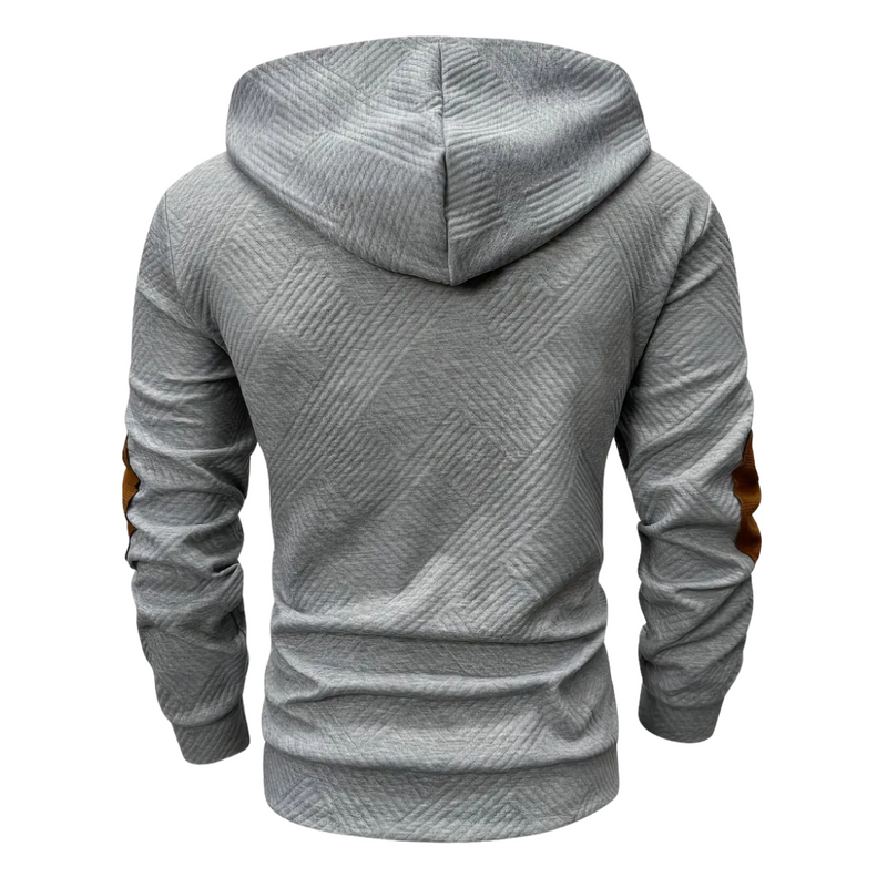 Herren Outdoor Hoodie mit Comfort-Stretch & Knopfleiste – Mads