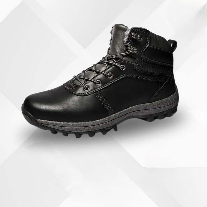 Herbst-Winterstiefel mit Kälteschutz und Herbstlaub-Design – Leonardo