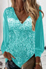 Schlichte Damen Glitzerbluse – Elodie
