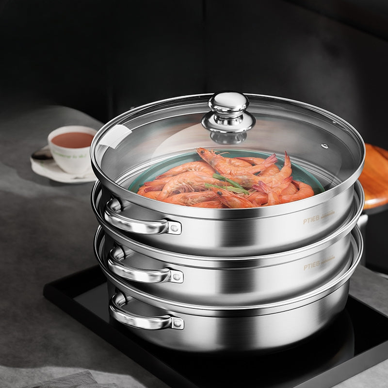 3-layer steam cooker – NutriSteam
