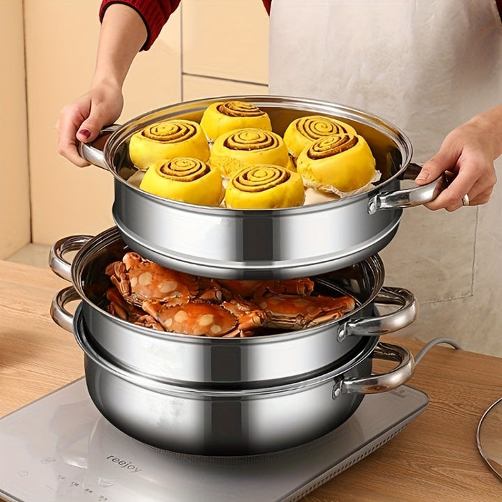 3-layer steam cooker – NutriSteam