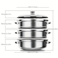 3-layer steam cooker – NutriSteam