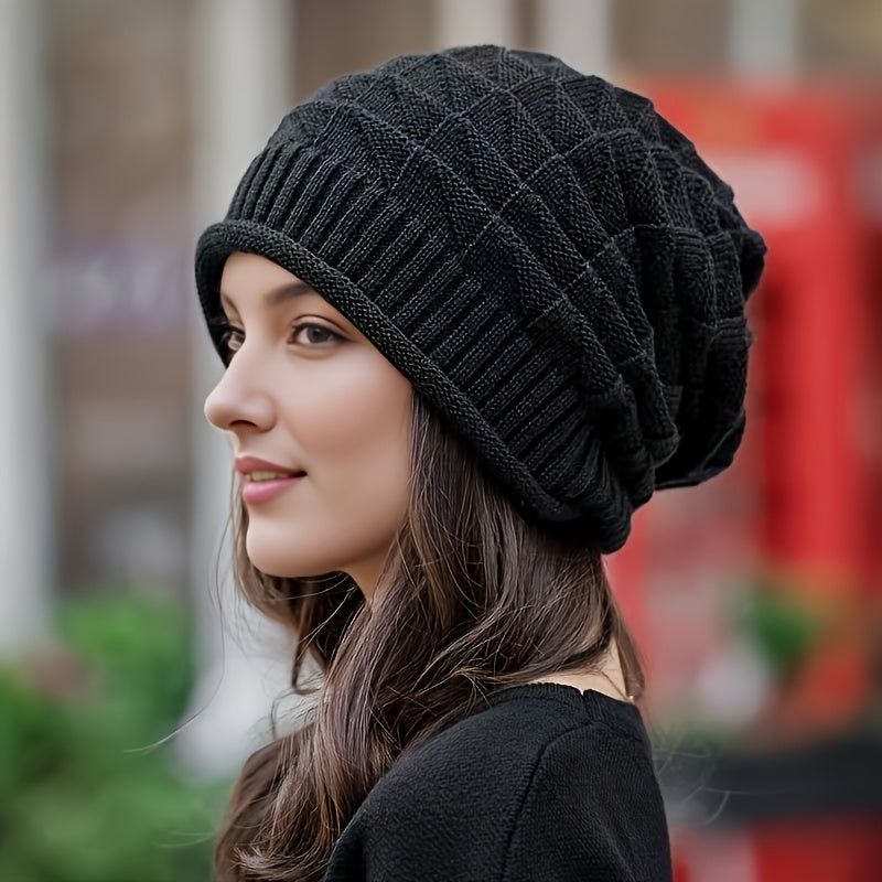 Damen Strickmütze leicht & elastisch für Frühling und Herbst – Alina