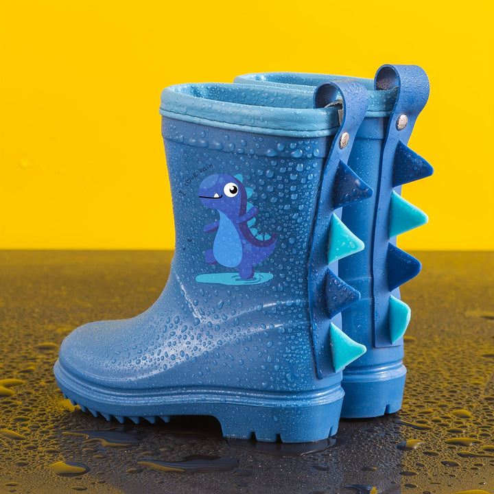 Colorful children's rubber boots with animal motifs – Leo