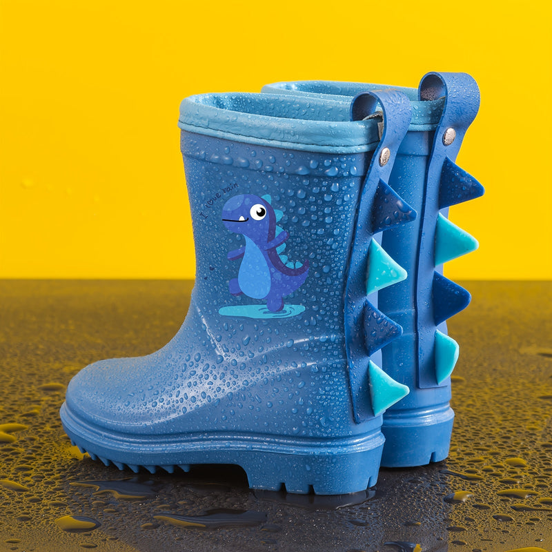 Colorful children's rubber boots with animal motifs – Leo