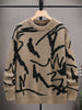 Herrenpullover mit Grafischem Print – Arvid