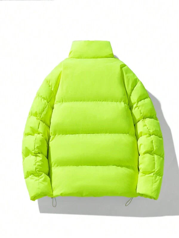 Oversize Fluoreszierende Herren-Winterjacke – Vigoro