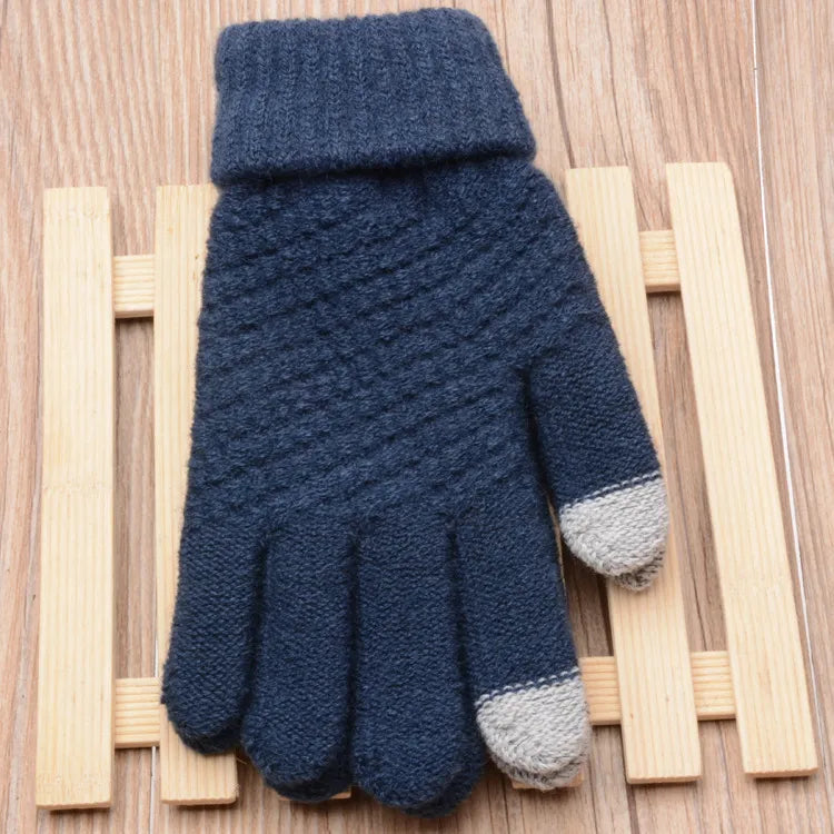 Gestrickte Touchscreen-Handschuhe für Damen – Amara