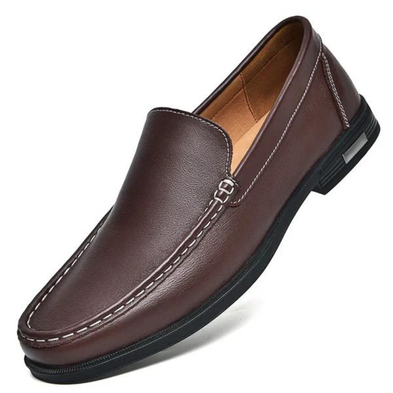 Italienische Slipper aus echtem Leder – Emilio