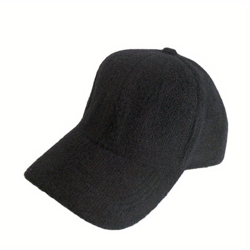 Warme Damen Baseballcap mit Imitatfell für Herbst & Winter – Lorena