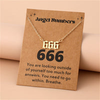 Engelszahlen-Halskette aus Edelstahl – Celestia