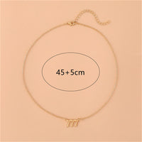 Engelszahlen-Halskette aus Edelstahl – Celestia