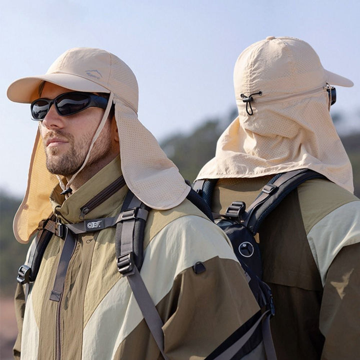 UV-Schutz Truckerhut mit Nackenschutz für Outdoor-Abenteuer - SchattenPro