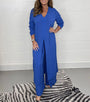 Zweiteiliges Damen Set mit weiter Hose – Trendig & Luftig – Cosima