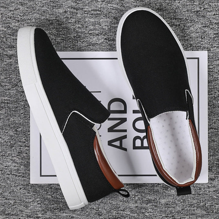 Slip-On-Herrenschuhe aus Canvas – Lennard