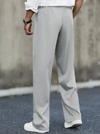 Locker geschnittene Hose mit Bundfalten – Matteo