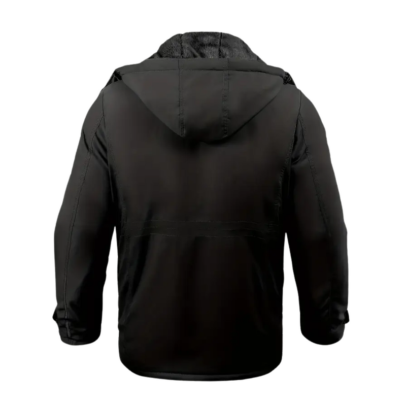 Herren Winterjacke gefüttert mit Plüsch & Kapuze – Stellan