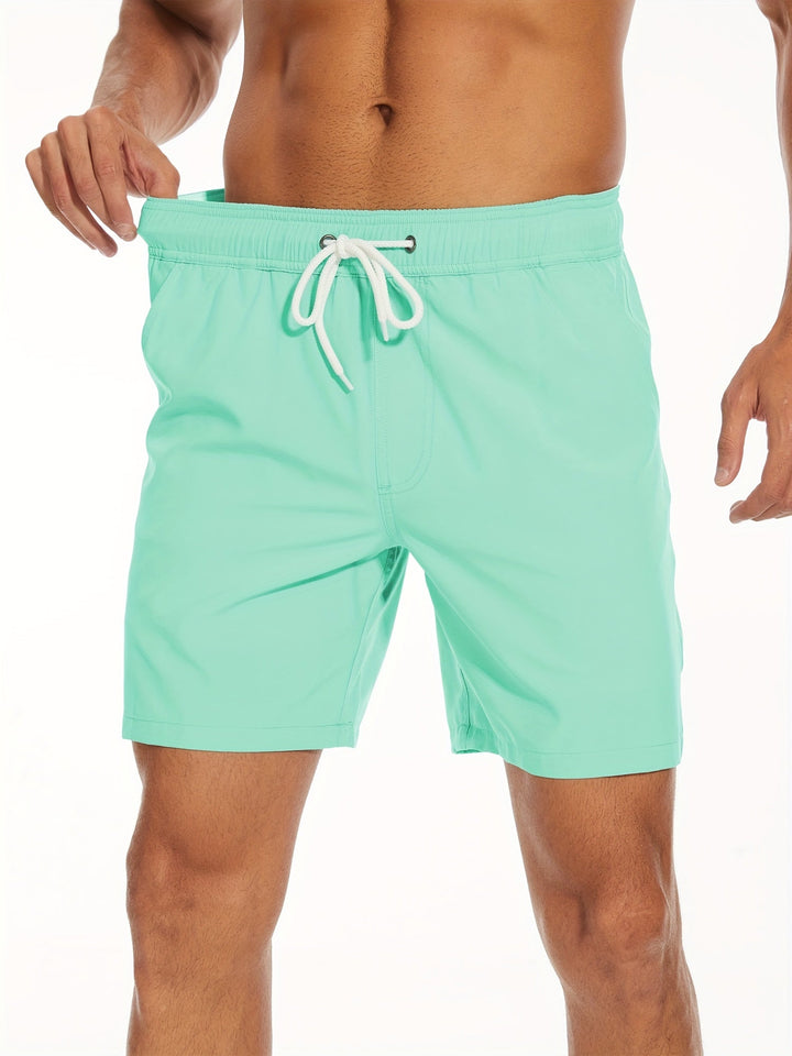 Schnelltrocknende Herren Bade-Shorts mit Stretch & Handytasche – Jonas