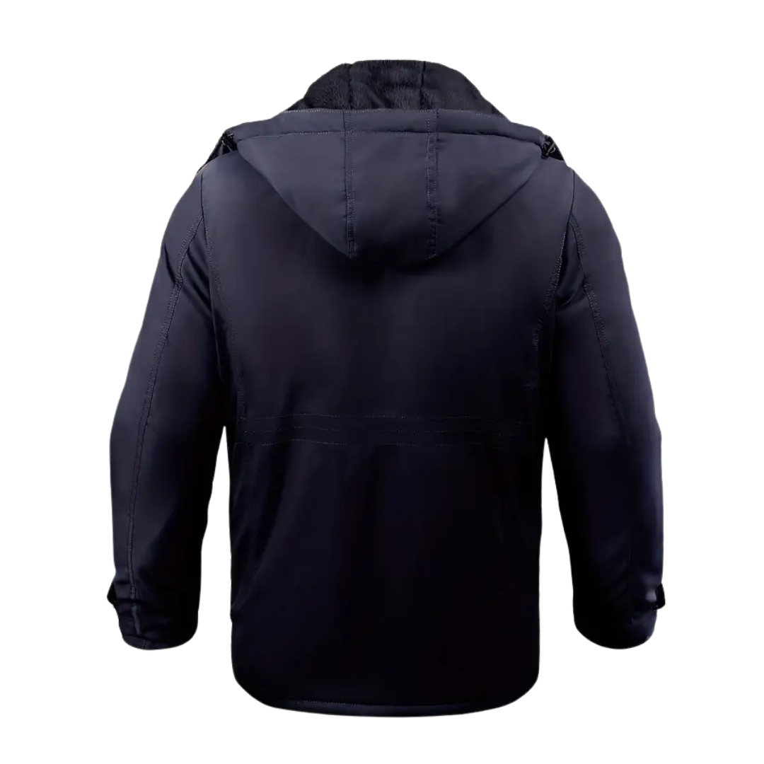 Herren Winterjacke gefüttert mit Plüsch & Kapuze – Stellan