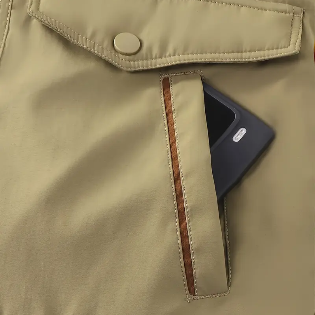 Herren Winterjacke gefüttert mit Plüsch & Kapuze – Stellan