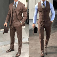 3-piece Classic Men's Suit - Luca
