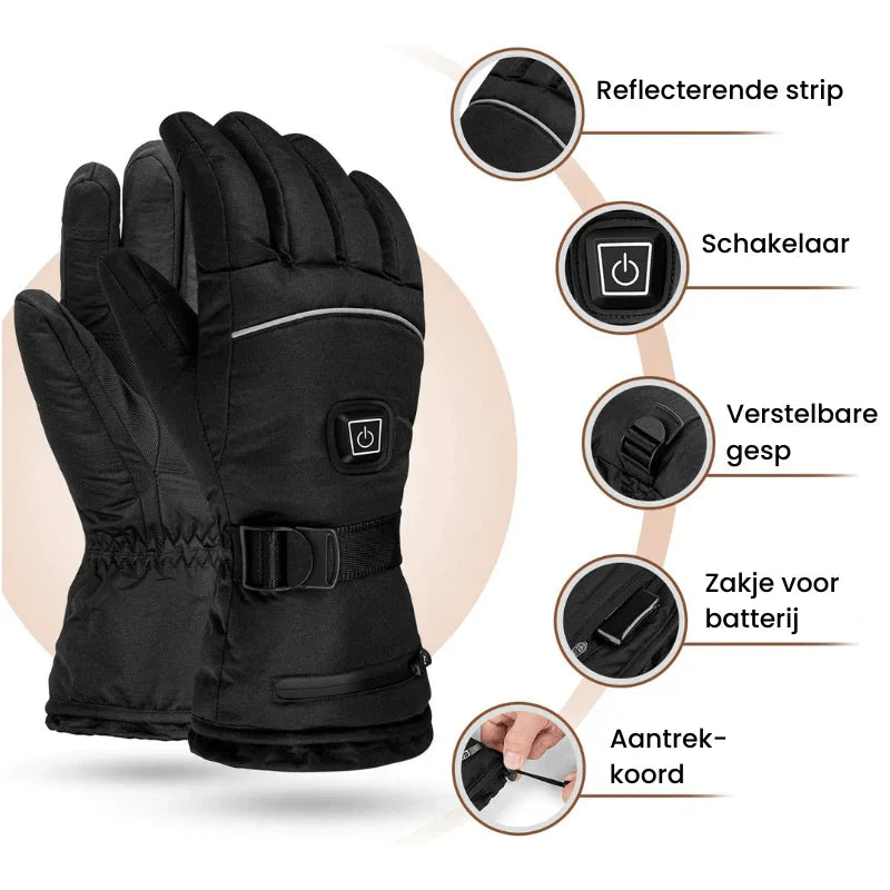 Wasserdichte Elektrisch Beheizte Handschuhe - HeatGuard