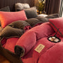 Luxuriöses Samt-Fleece-Bettwäsche-Set – PlushHaven
