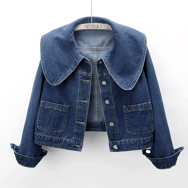 Damen Denimjacke mit Matrosenkragen – Giovanna