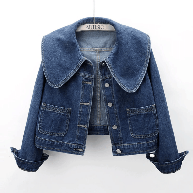 Damen Denimjacke mit Matrosenkragen – Giovanna