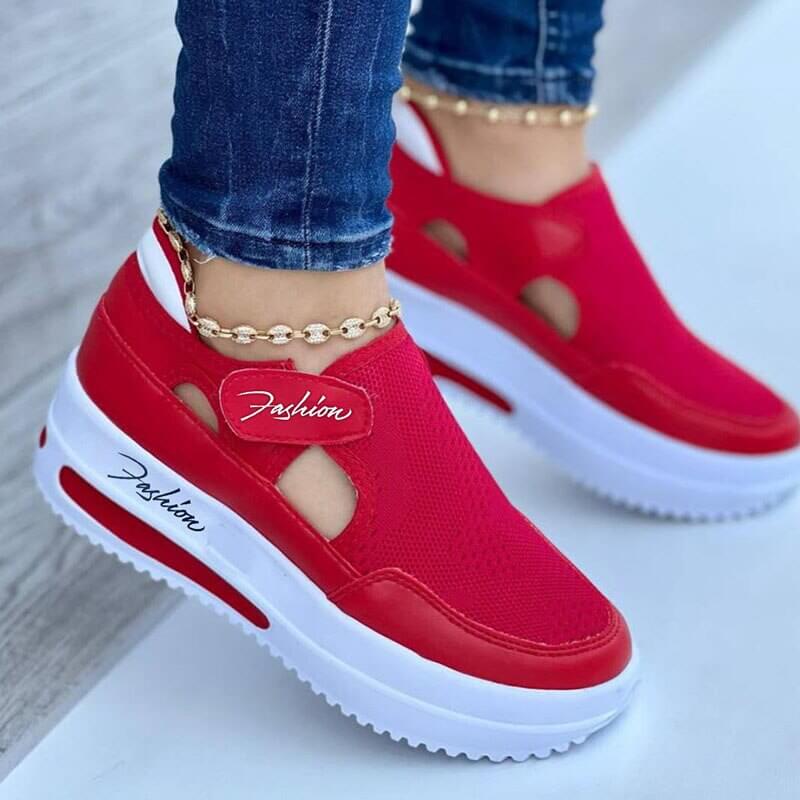 Damen Atmungsaktive Mesh-Sneaker – Liana