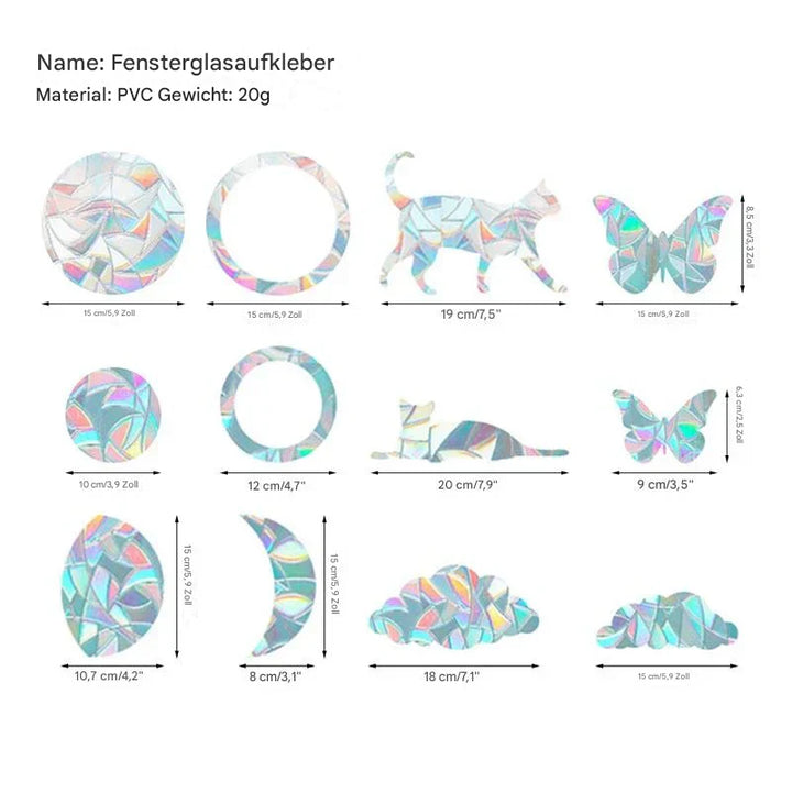 Sonnenfänger Fensteraufkleber - LumiSuncatch