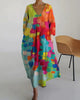 Bunte Bedruckte Kleid - Yara