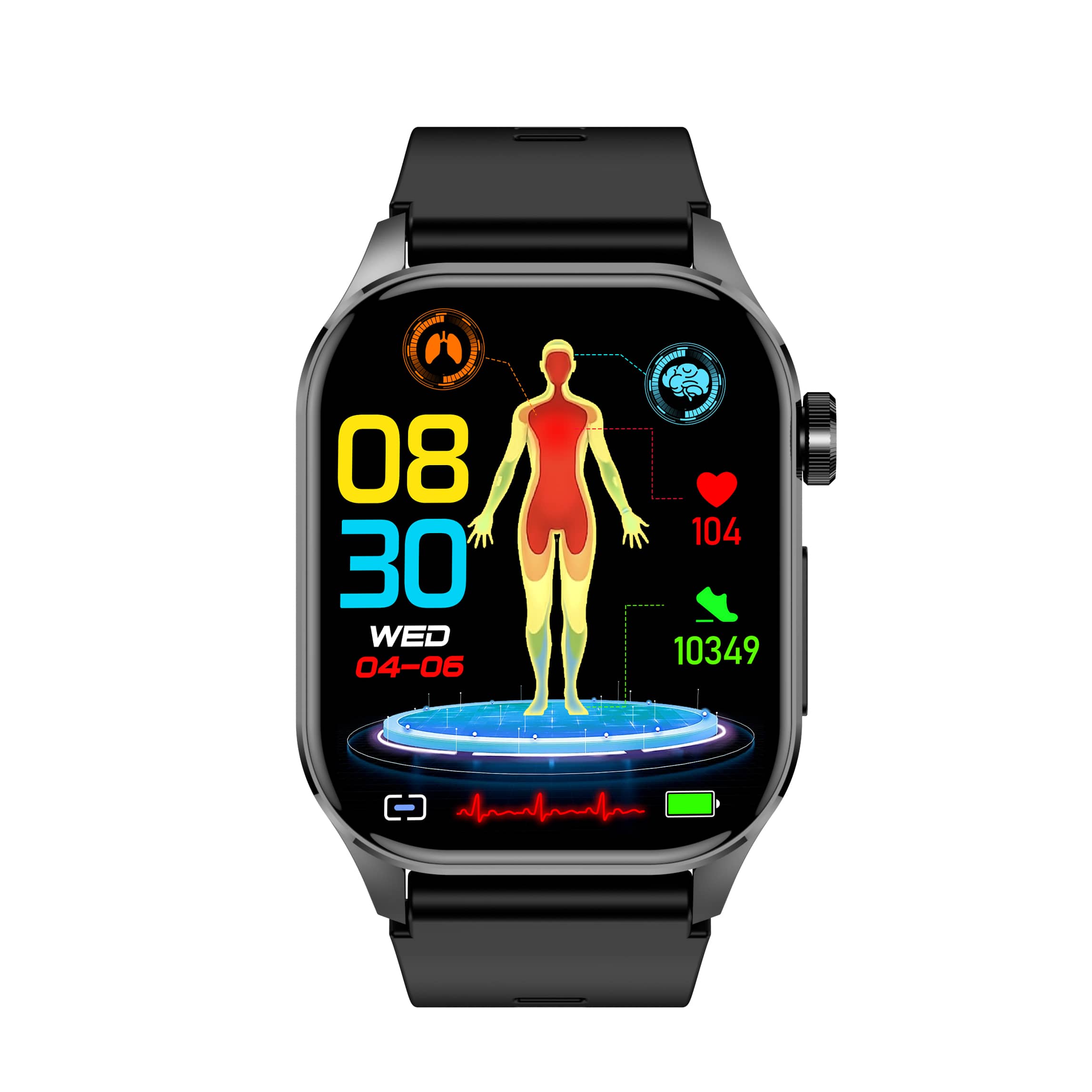 Erweiterte Gesundheits- & Fitness-Smartwatch – VitaSense