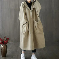 Trendy Oversized Women's Trench Coat - Maren