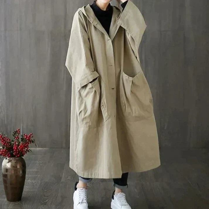 Trendy Oversized Women's Trench Coat - Maren