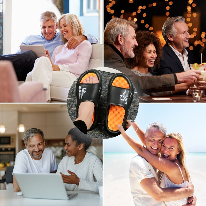 Orthopädische Massage-Hausschuhe mit Noppen für Damen & Herren – Vitalis