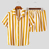 Stylisches Herren Sommer-Set mit Streifenmuster - StreifenFrisch
