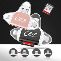 4-in-1 SD & TF Card Reader - FlexPort