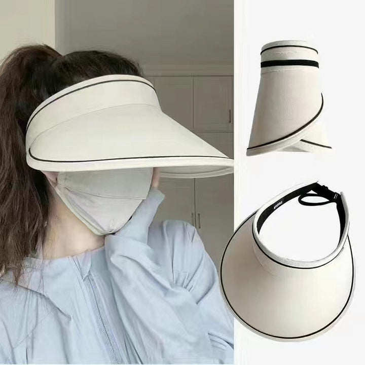 Trendiger Roll-up Sonnenhut mit Extraschutz – FoldSun Pro