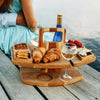 Tragbarer Holz-Picknick-Weintisch – WineNest